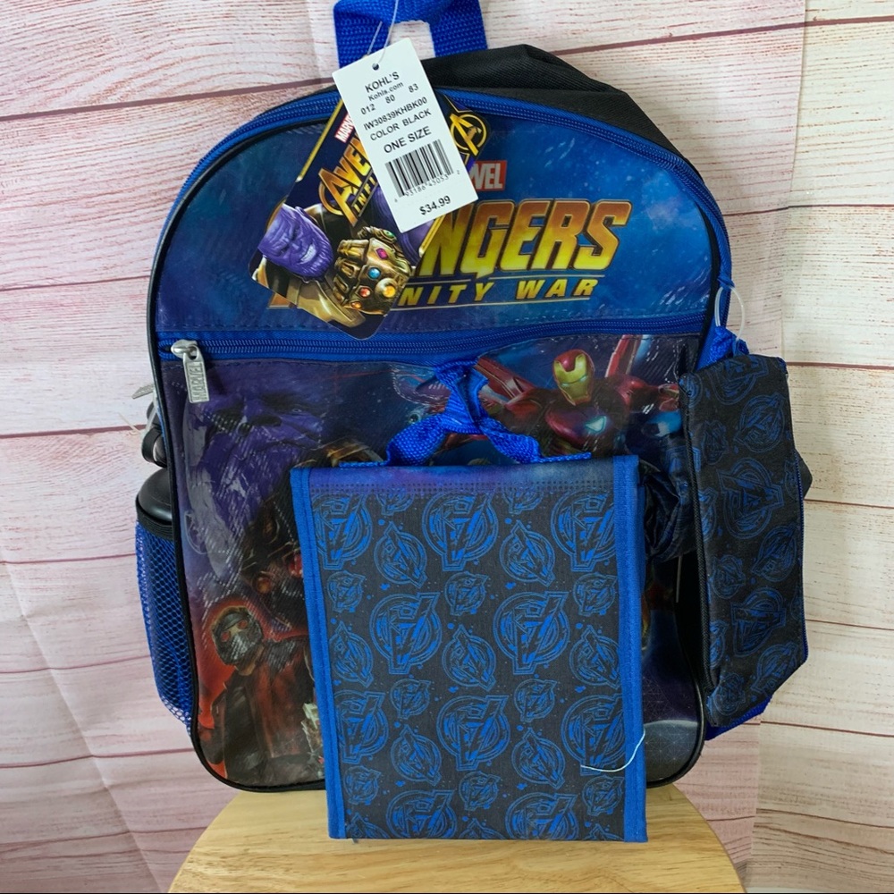 Power Ranger NWT Backpack with Water Bottle